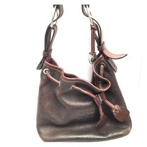 D&B Handbag brown leather vintage